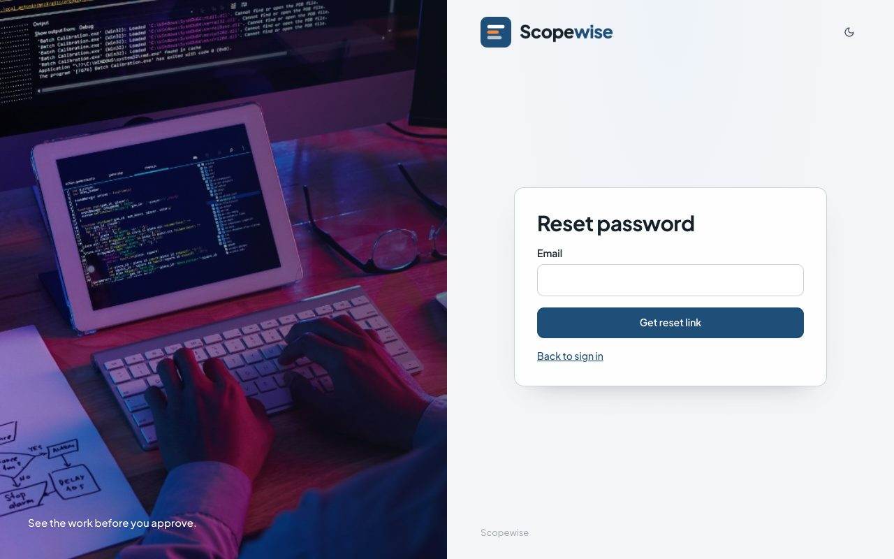 Scopewise, screen 3